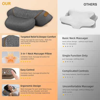 3-in-1 Neck Massager Pillow