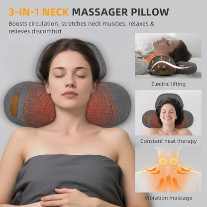 3-in-1 Neck Massager Pillow