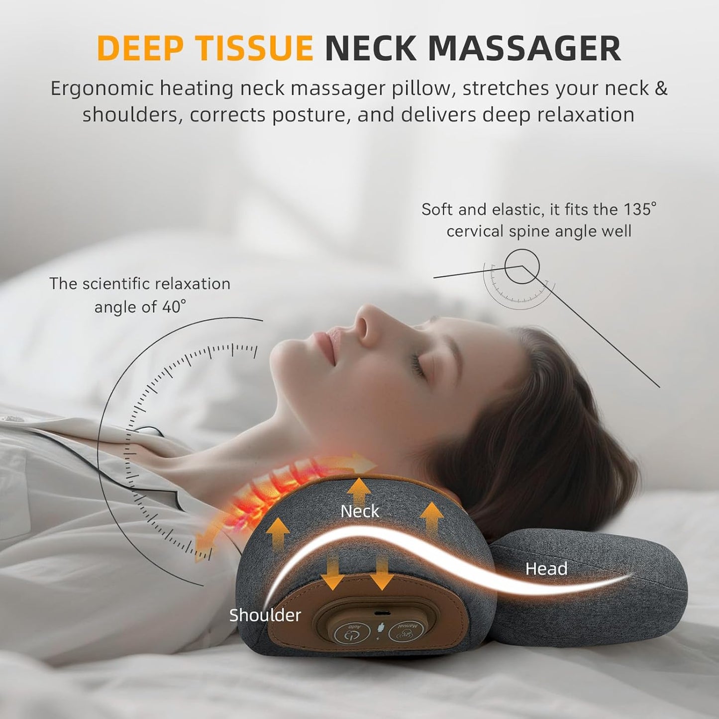 3-in-1 Neck Massager Pillow