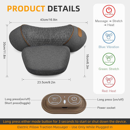 3-in-1 Neck Massager Pillow