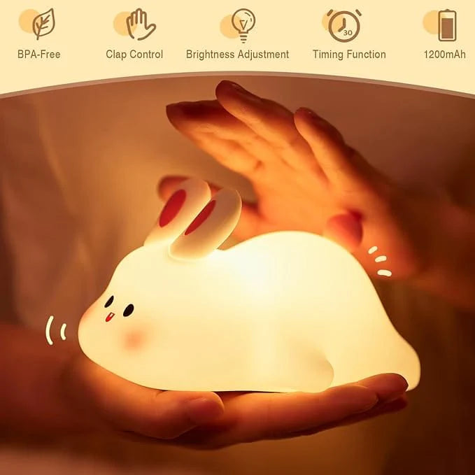 Soft Cute Bunnylight lamp